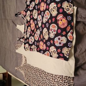 Assorted tank tops